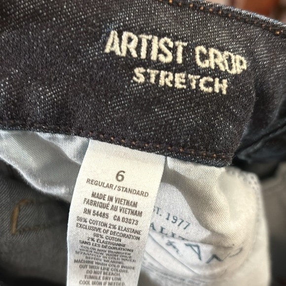 American Eagle Size 6 Artist Crop Stretch - Picture 3 of 7